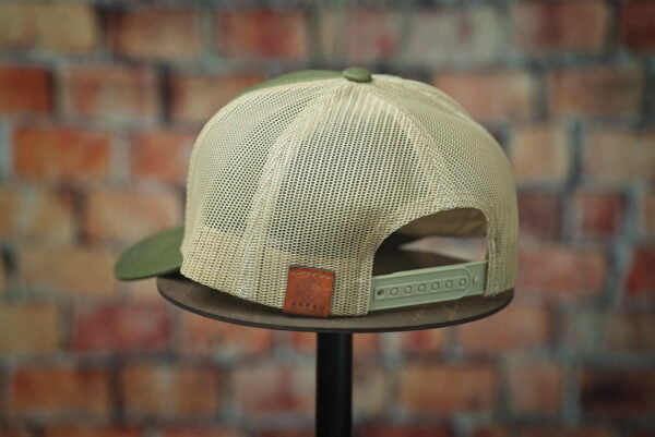 Back of Aspen Hat Company Leather Patch Hat
