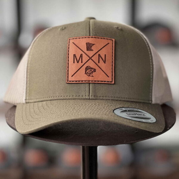 Minnesota Leather Patch Hat