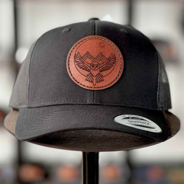 Owl Mountain Leather Patch Hat