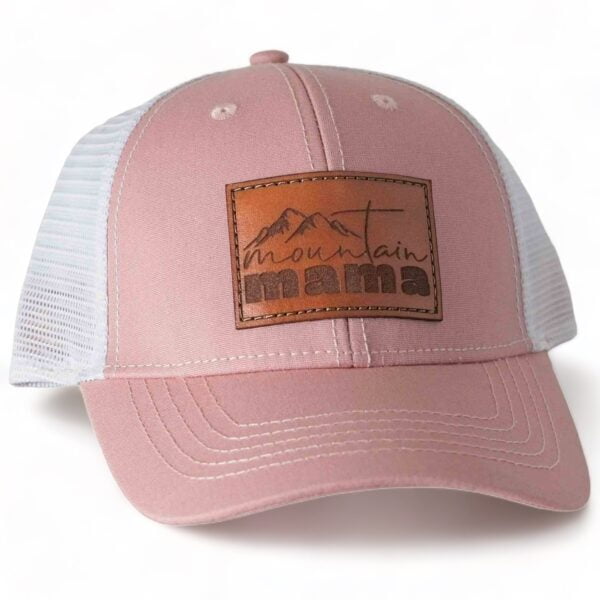 Mountain Mama Leather Patch Hat