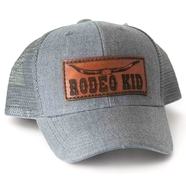 Rodeo Kid Leather Patch Hat - Youth & Infant