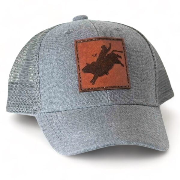 Bull Rider Leather Patch Hat - Youth & Infant
