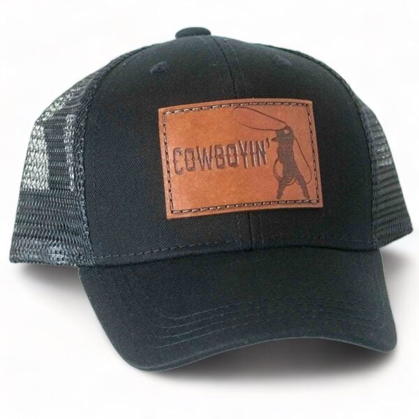 Cowboyin' Leather Patch Hat - Youth & Infant