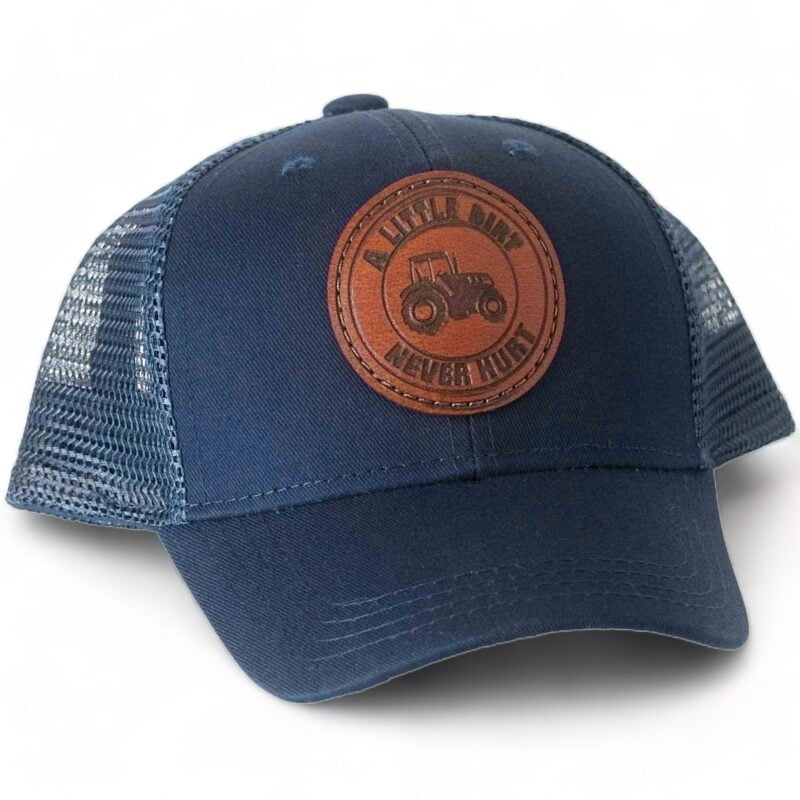 A Little Dirt Never Hurt Leather Patch Hat - Youth & Infant