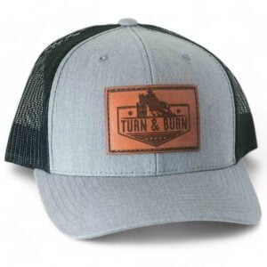 Turn & Burn Leather Patch Hat
