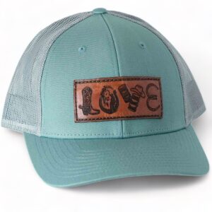 LOVE Rodeo Leather Patch Hat