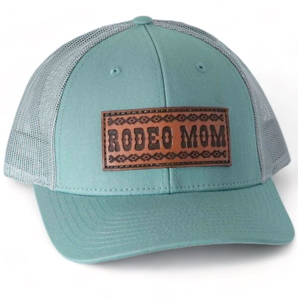 Rodeo Mom Leather Patch Hat
