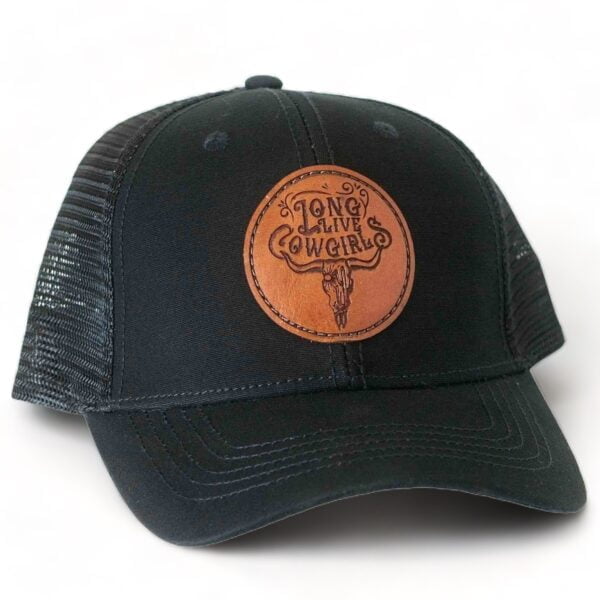 Long Live Cowgirls Leather Patch Hat