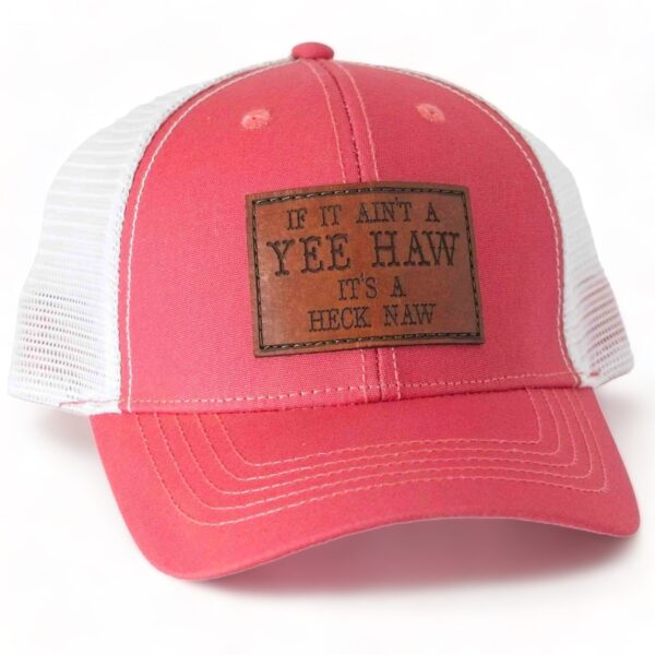 Yee Haw Leather Patch Hat