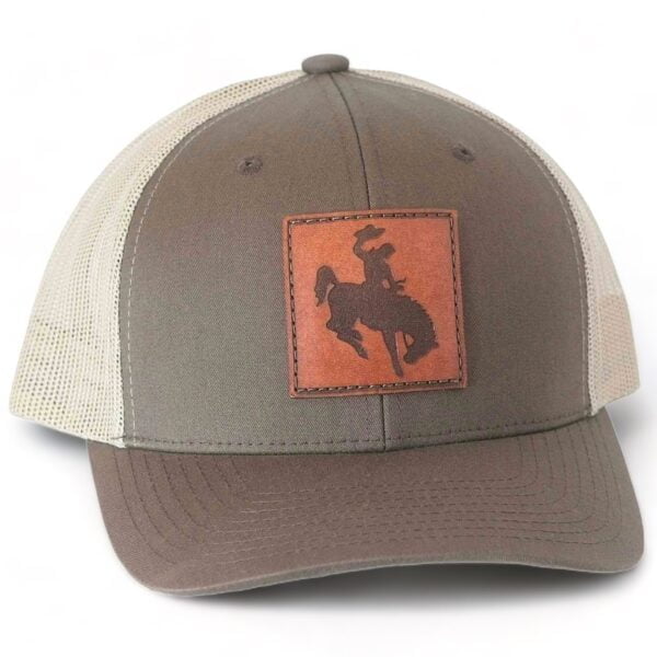 Bronco Rider Leather Patch Hat
