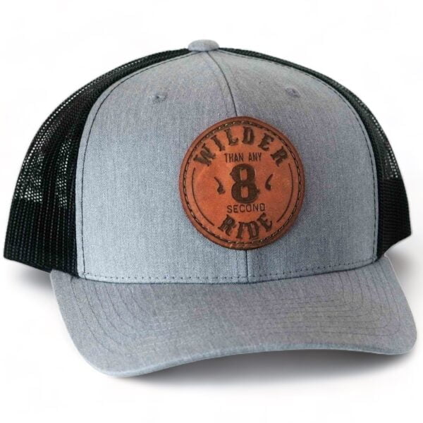 Wilder that any 8 Second Ride Leather Patch Hat