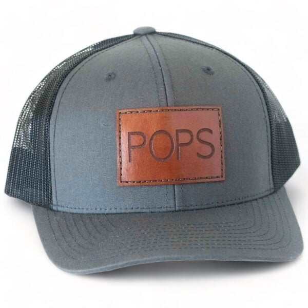 POPS Leather Patch Hat