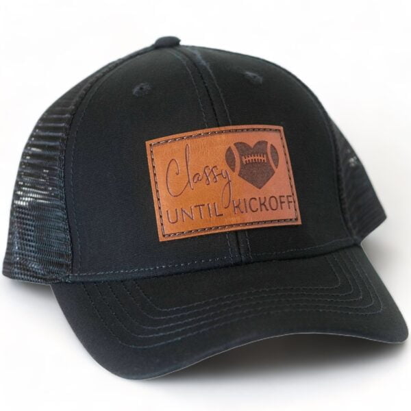 Classy Until Kickoff Leather Patch Hat