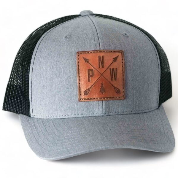 PNW Logo Leather Patch Hat