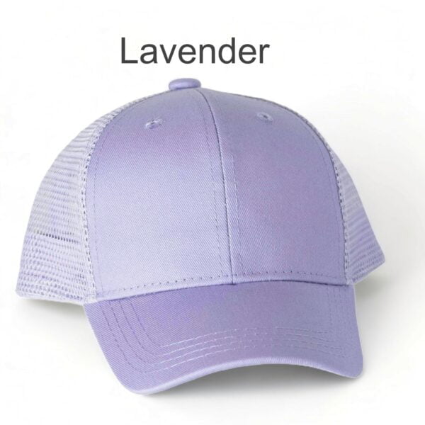 Lavender Leather Patch Hat - Youth & Infant