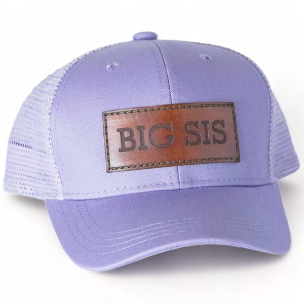 Big Sis Leather Patch Hat - Youth & Infant