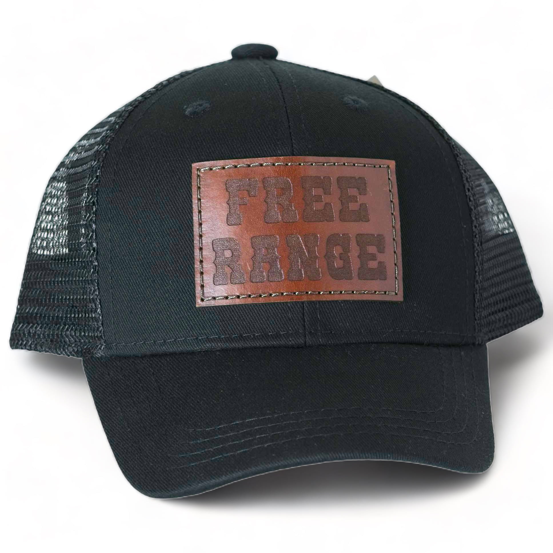 Free Range Leather Patch Hat - Youth & Infant