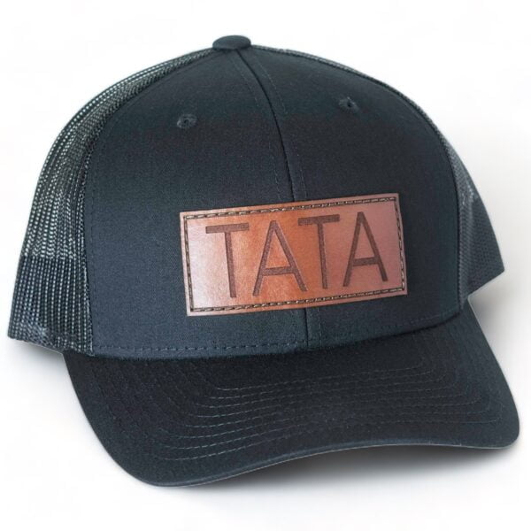 TATA Leather Patch Hat