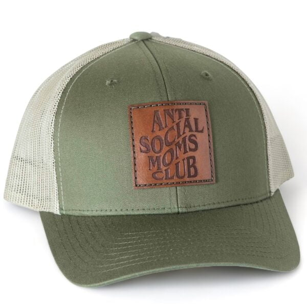 Anti Social Moms Club Leather Patch Hat