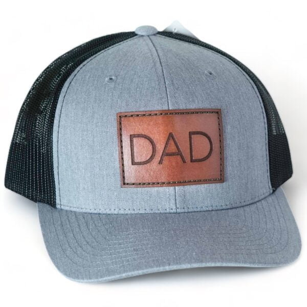 DAD Leather Patch Hat