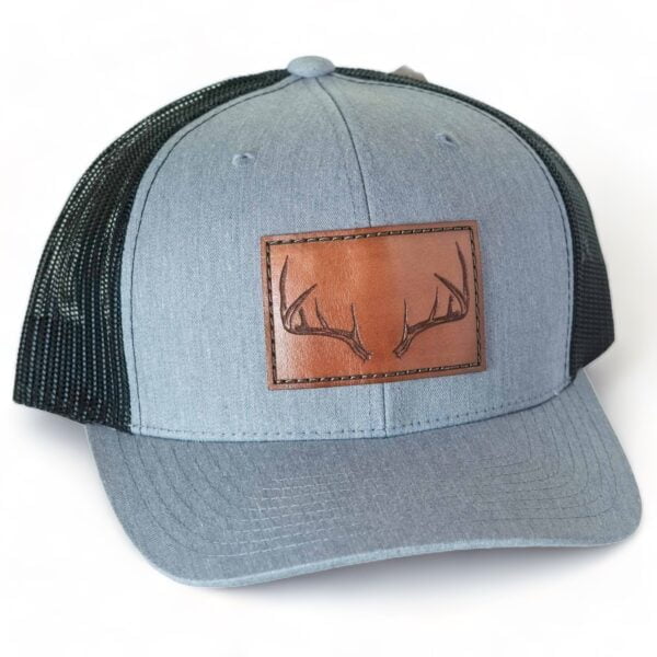 Antlers Leather Patch Hat