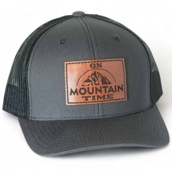 Mountain Time Leather Patch Hat