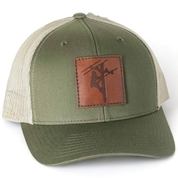 Lineman Leather Patch Hat