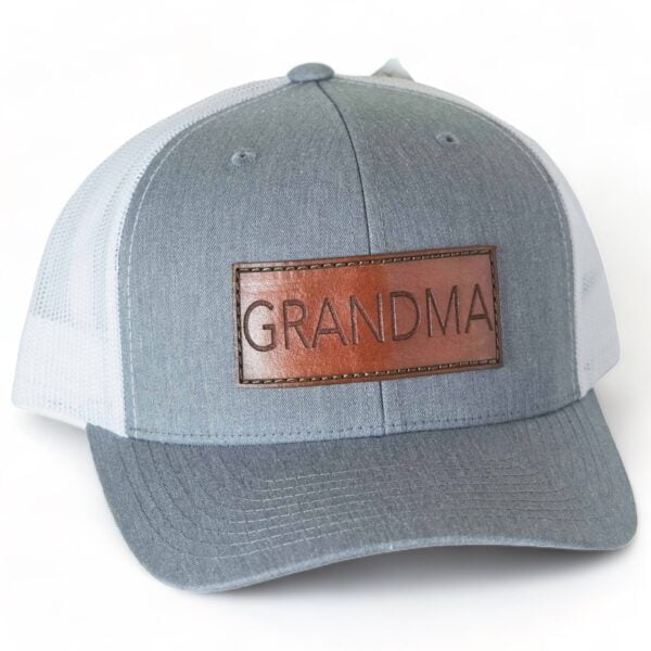 Grandma Leather Patch Hat